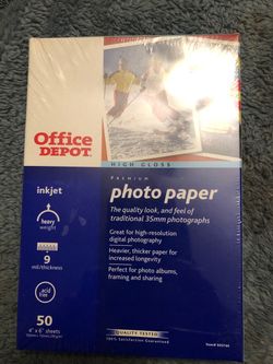Office Depot Premium High Gloss Inkjet Photo Paper