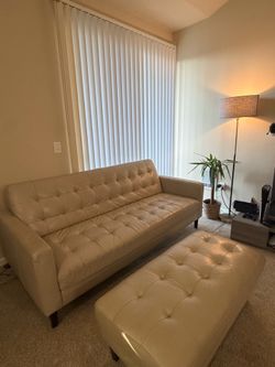 Leather couch