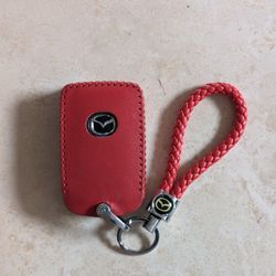 Mazda Leather Key Fob Cover