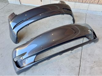 Genuine OEM Tesla Model 3 Front & Rear Bumpers (2017–2023) – Midnight Silver Metallic (PMNG)