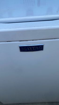 Maytag washer and Samsung electric dryer