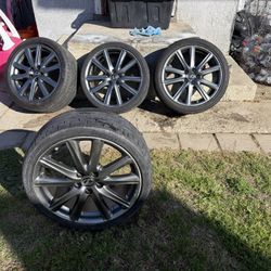 Lexus IS Rims 10 Spokes 