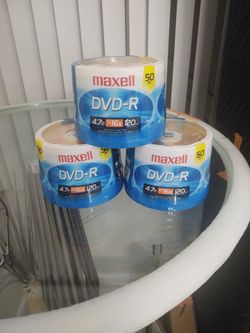 150 Pack Maxell DVD-R Discs NEW! $30