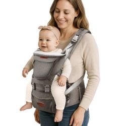 NEW Sunveno 3-in-1 Ergonomic Baby Carrier - Grey