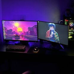 27in and 24in monitors both acer brand 