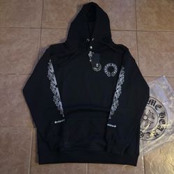 Black Chrome Hearts Hoodie