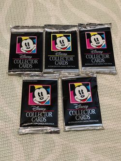 Disney Collector Card Pack Factory Sealed Impel 1991 Mickey Mouse 15 Cards