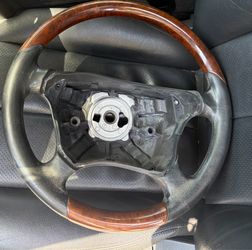 RARE Mercedes CLK Burlwood Steering Wheel OEM