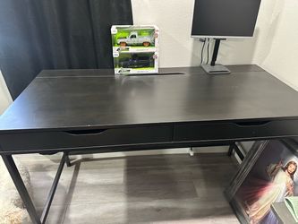IKEA desk dark brown OBO