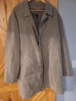 Bill Blass Silk Three Quarter Coat  With Inside Vest