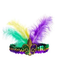 Mardi Gras Sequin Headband 