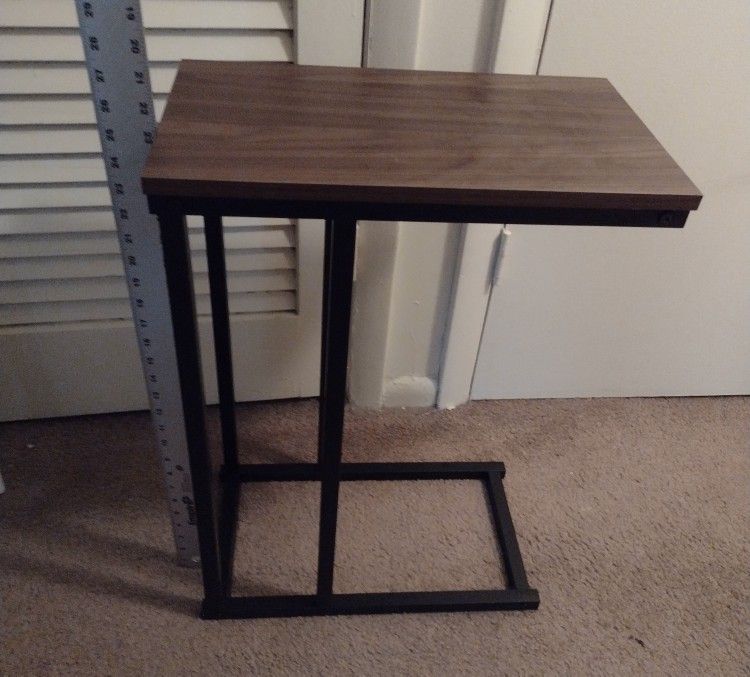 C Shaped End Table