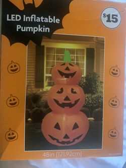Inflatable pumpkin