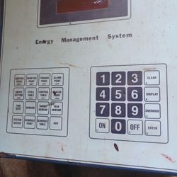 Energy management control panel