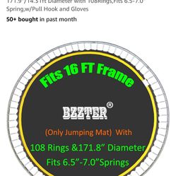 Replacement Trampoline Mat Fits 16’ Frame 