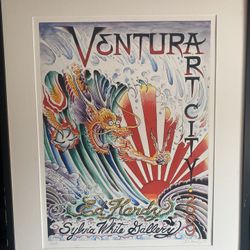 Ed Hardy “Ventura Art City” Signed Print /150