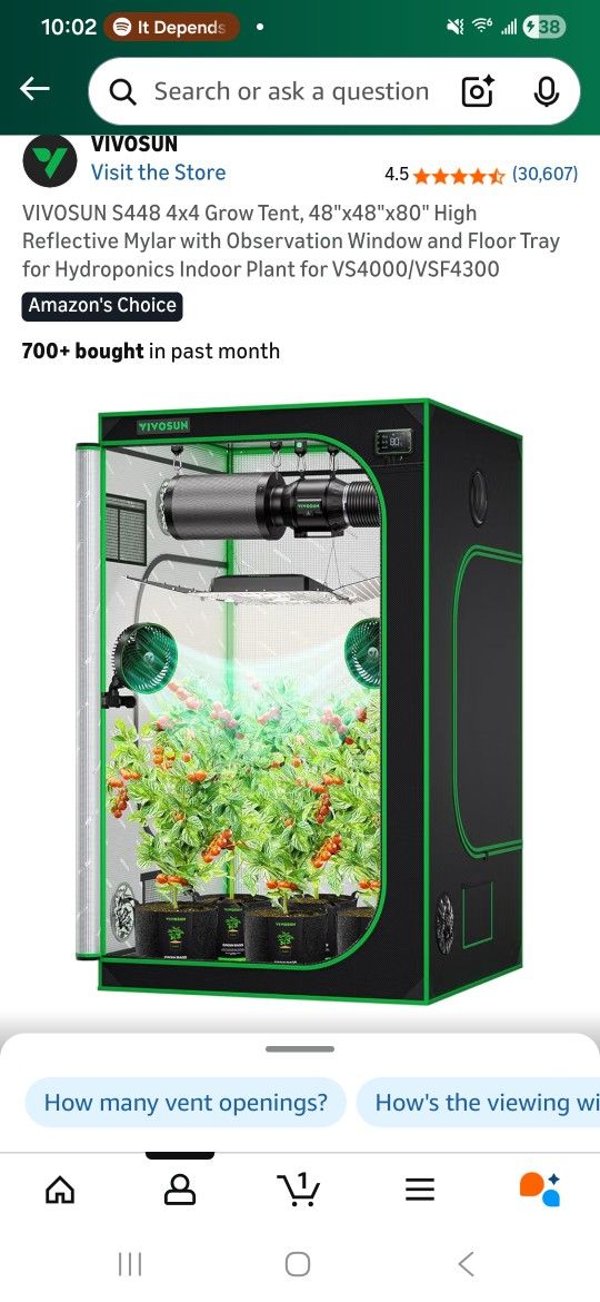 Grow Tent (Complete Setup)