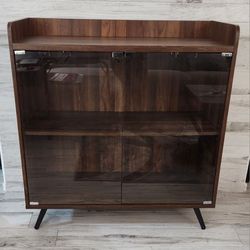 Modern Wood Bar Cabinet 