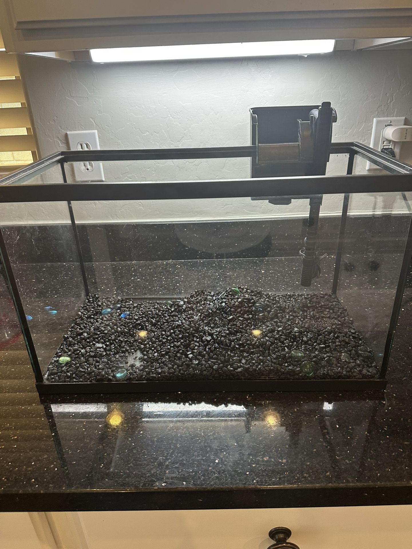 Complete 10 gallon aquarium setup for $75