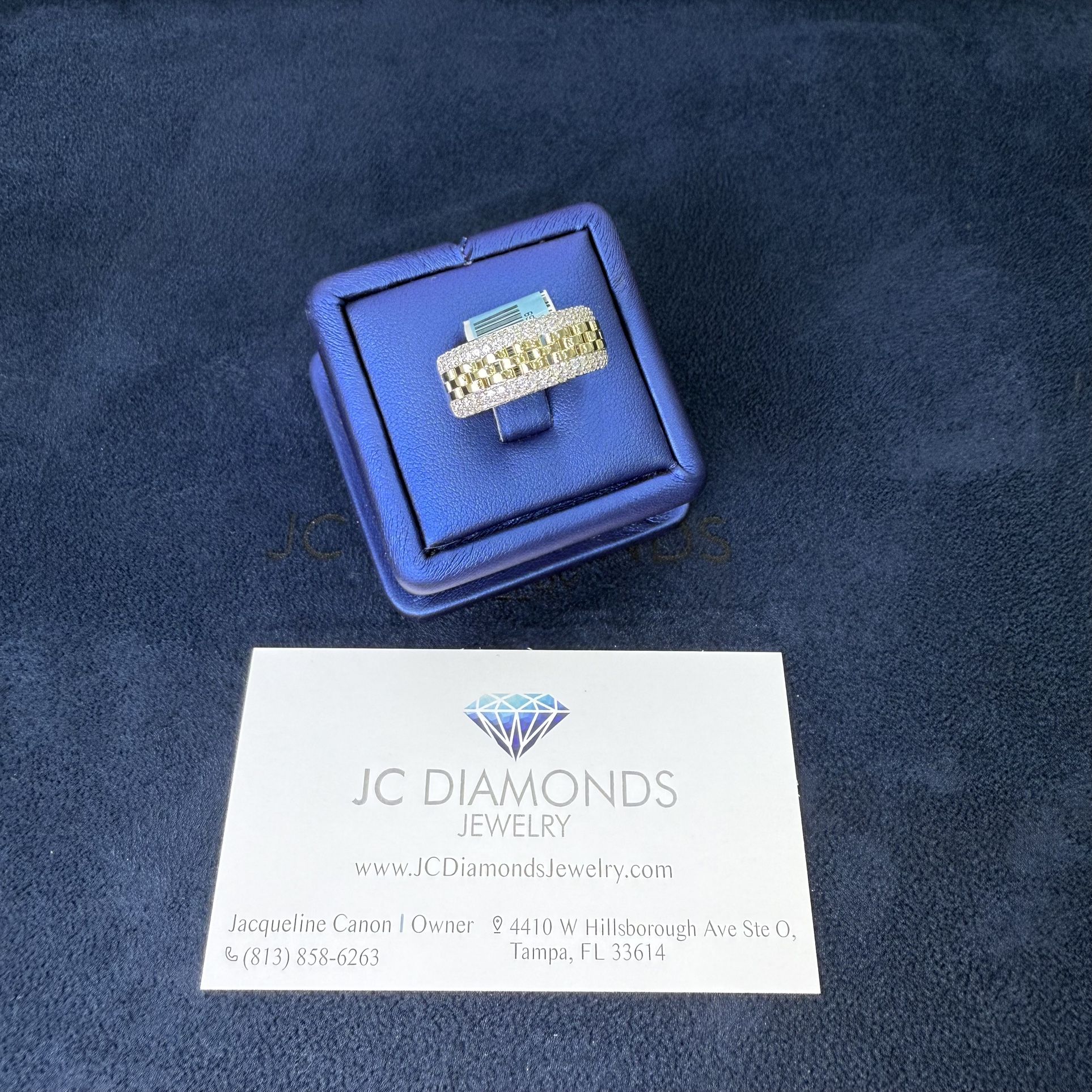 Ring Band Diamonds 10k