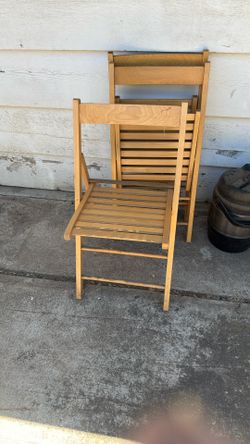 Wood Folding Chair
