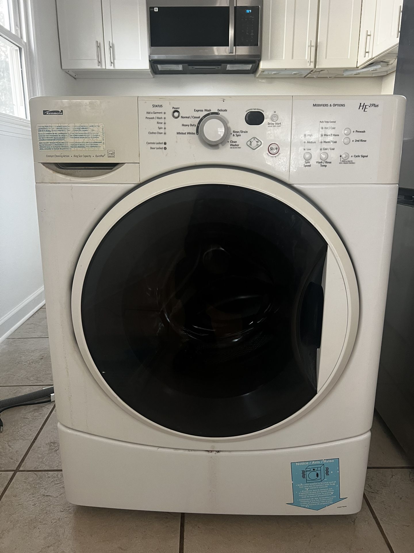 Kenmore Front-Load Washer & Dryer Set - King Size Capacity