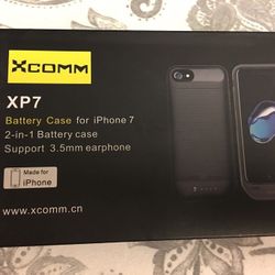 Battery Case for iPhone 7 2-in- 1Battery case Support 3.5 mm earphone