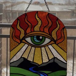 Hand Made - Stained glass Suncatcher