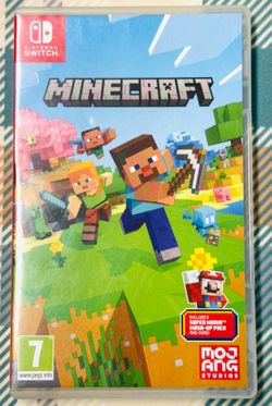 Minecraft Nintendo Switch Super Mario Mash-Up Used Tested/Works C188