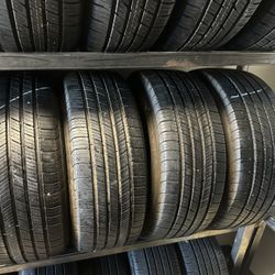 SET OF TIRE 205 55 16 MICHELIN 85% LIFE