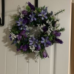 Floral Purple Wreath