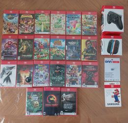 Nintendo Switch 2 Games Memory Cards and Contollers