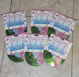 Butterfly Swirl Decorations