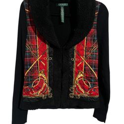 Ralph Lauren Black Knit Cardigan