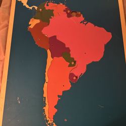 South America Puzzle -learn & Play