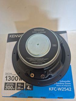 KENWOOD ( 1 ) 10 INCH 1300 WATTS CAR SUBWOOFER