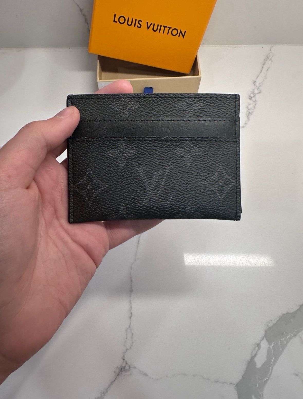 LV Wallet Card Holder Black