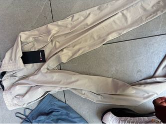 Cream lululemon pants