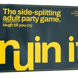 Ruin It - Fun Adult Party Board Game for Group Game Night - Ages 18+ (3-8 Players)