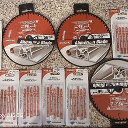 Saw Blades Drill Bits Etc..