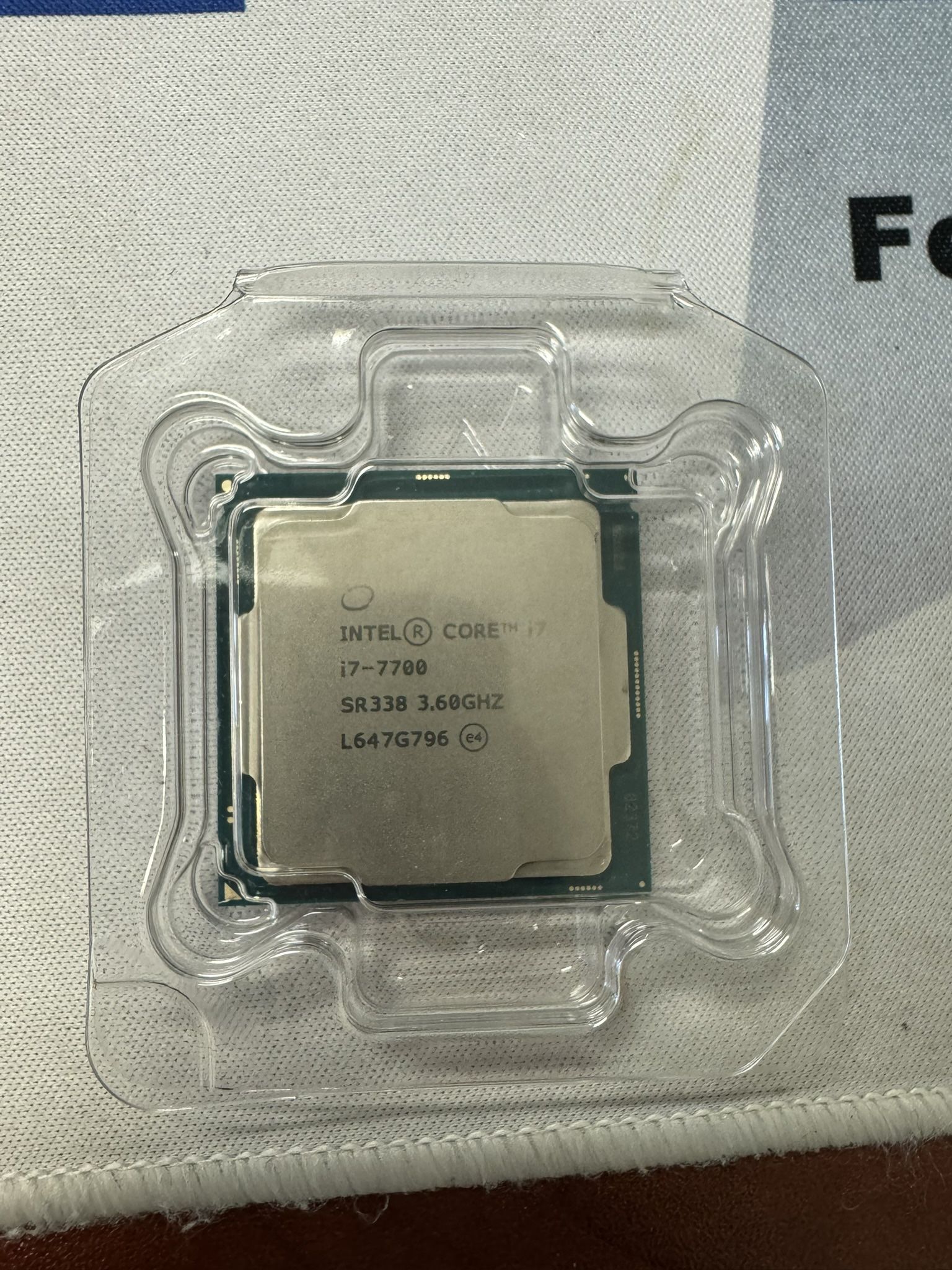 Intel Core i7 7700 CPU