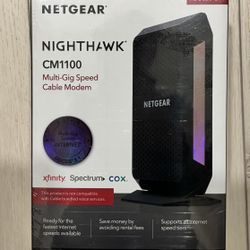 Netgear Nighthawk CM1100 Cable model 3.1