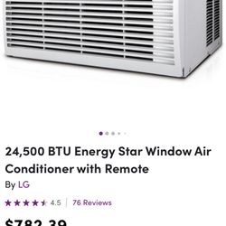 LG 24,500 BTU A/C