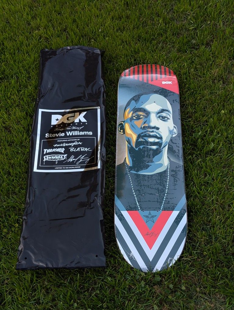 DGK 25th Anniversary Stevie Williams Deck 8.25