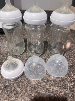 Baby glass bottles