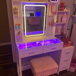 New Vanity Mirror With Lights White