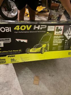 Ryobi 40V HP Brushless Push Mower Kit