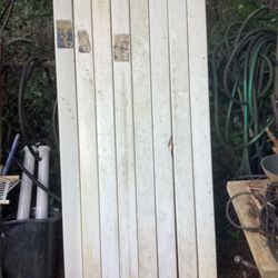 - [ 8(] 4in. x 4in. x 6 ft. White Vinyl Fence Corner Post 