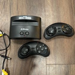 Sega Genesis Console Game With Remotes 