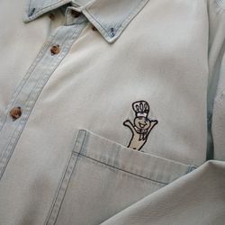 Pillsbury Doughboy Denim Shirt 